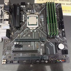 Комплект lga 1151 v2 / i3-8100+16Gb+B365M Gigabyte