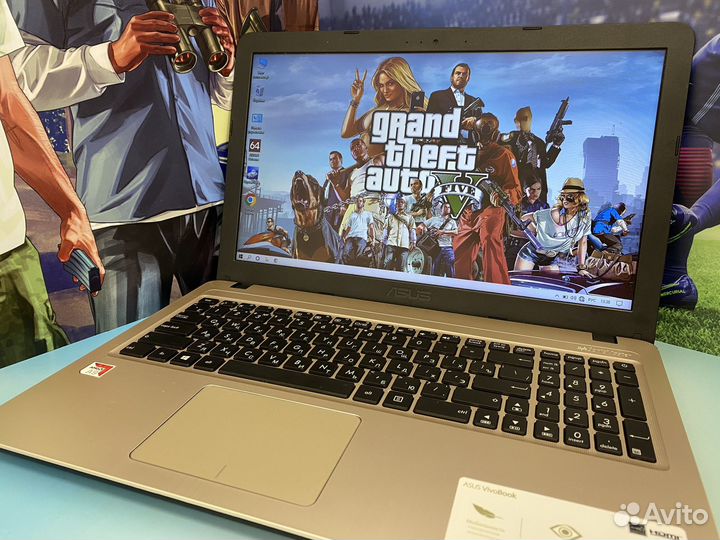 Витринный Ноутбук Asus AMD A9/8gb/SDD 256gb