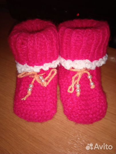 Пинетки вязаные