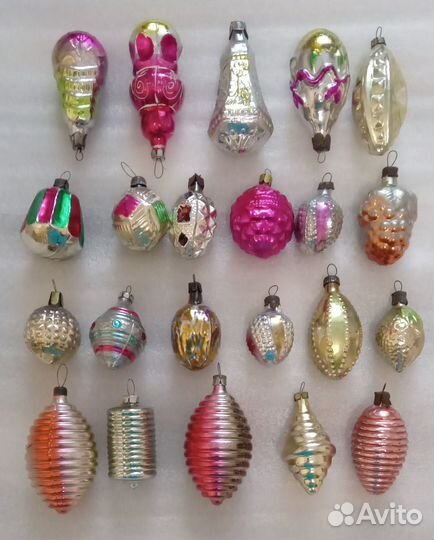 Елочные игрушки времен СССР По выбору