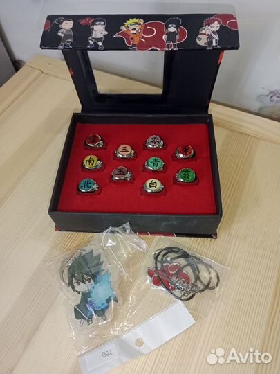 Аниме товары Наруто Кольца Акацуки Брелки Кулоны