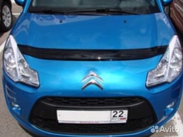 Дефлектор капота Citroen C3 (2009-2016)