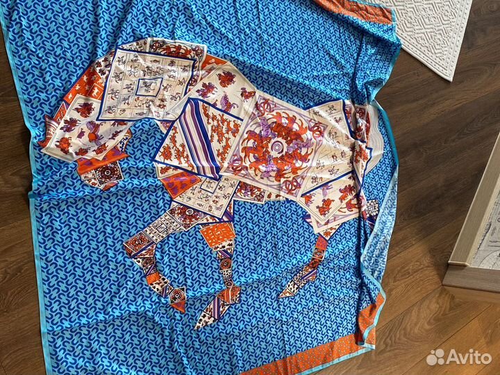 Шелковый платок hermes