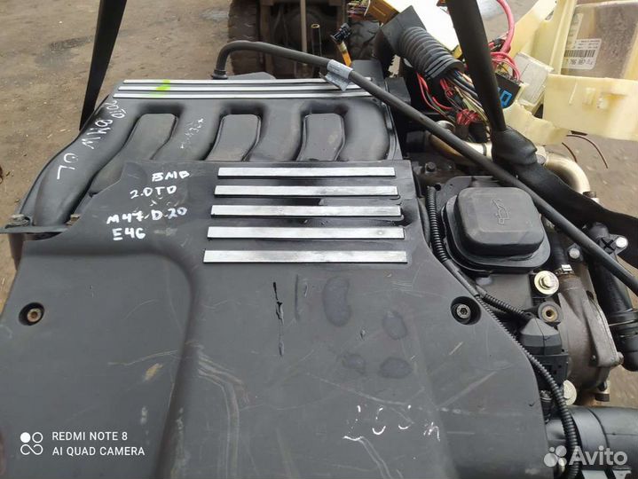 Двигатель BMW 3 E46 (1998 - 2005) 2.0 MD 20