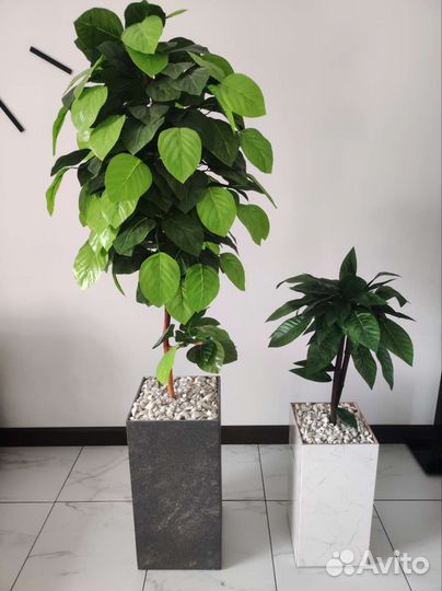 Новые,стильные кашпо из керамогранита