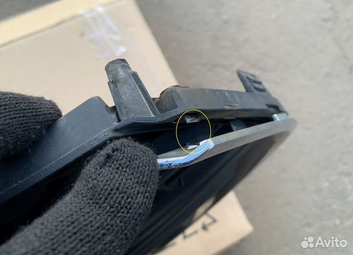 Решетка радиатора Solaris 2