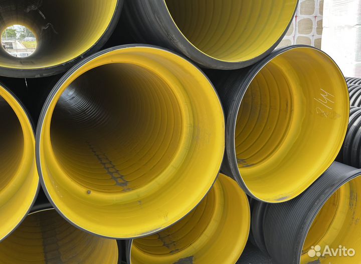 Труба гофрированная на заезд