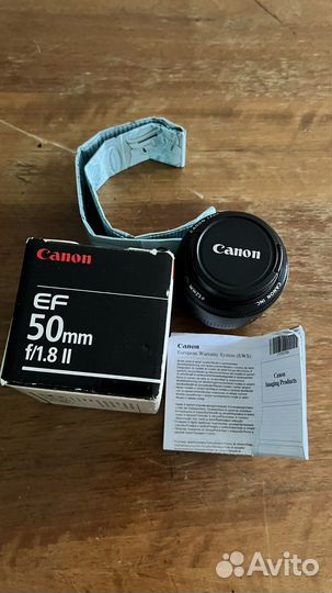 Объектив canon EF 50mm 1.8