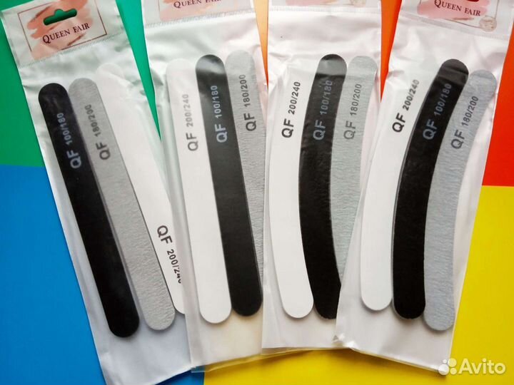 Набор пилок 3шт для маникюра, педикюра