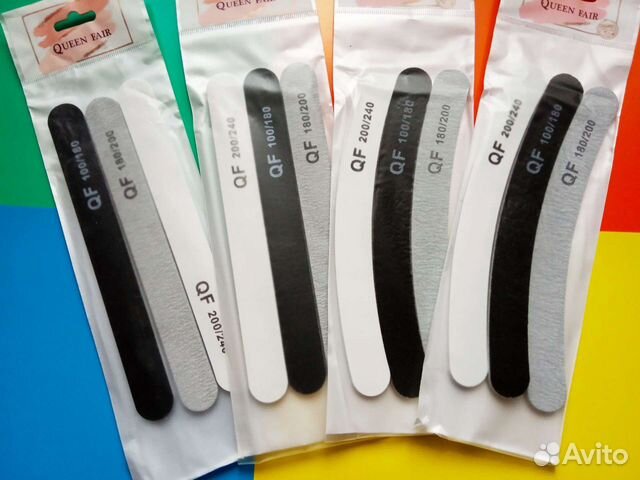 Набор пилок 3шт для маникюра, педикюра