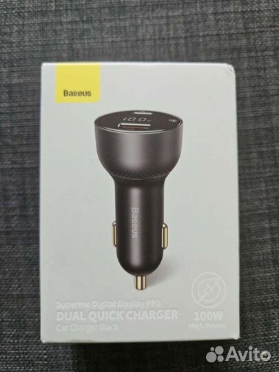 Baseus 100w Авто зарядное ноутбук / телефон