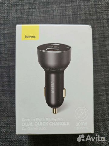 Baseus 100w Авто зарядное ноутбук / телефон