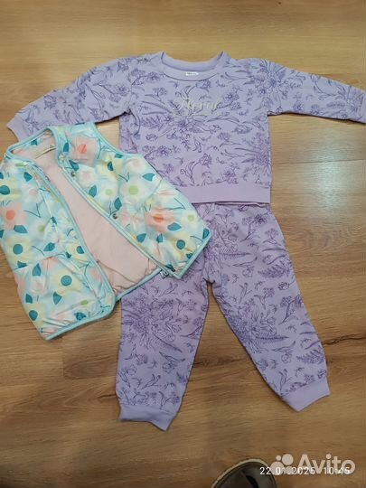 Пакет одежды на девочку 86 размер