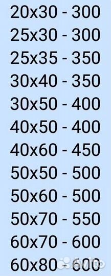 Холст на подрамнике 60х40