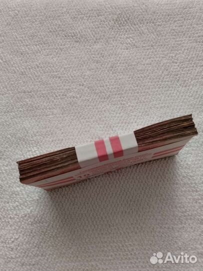 10 рублей 1961 корешок.пачка 100 шт.ссср