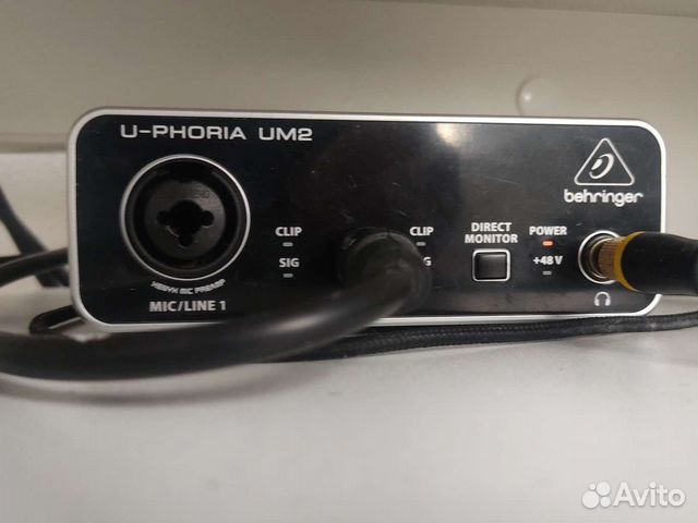 Внешняя звуковая карта behringer U-phoria UM2 купить во Владимире ...