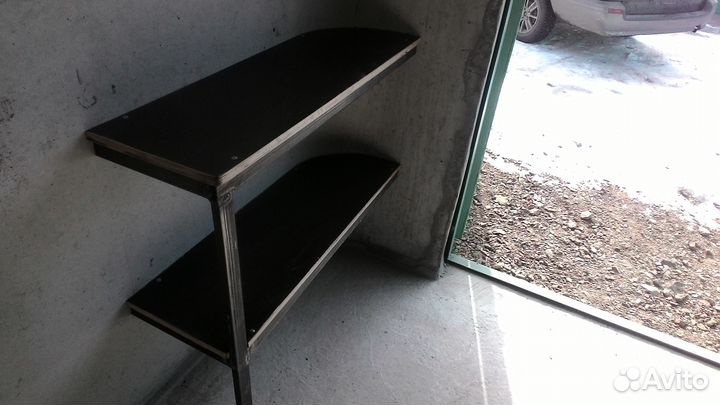 Полки в гараж, козырек, вентиляция, сварочные р