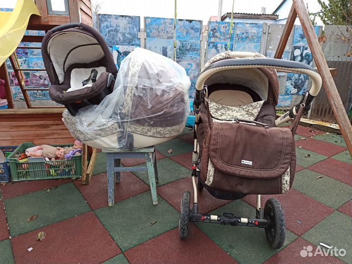 Коляска 3 в 1 Adamex