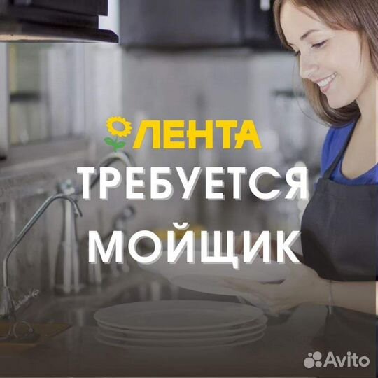 Мойщик еженедельные выплаты (Лента)