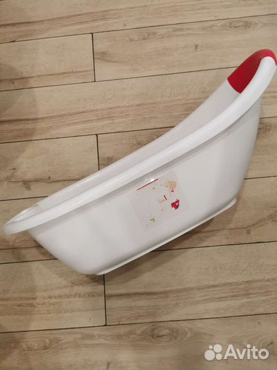 Ванночка с горкой+стульчик+круг для купания