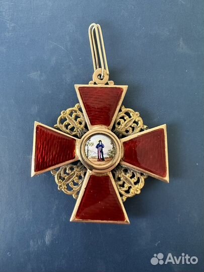 Знак ордена Святой Анны 2 степени