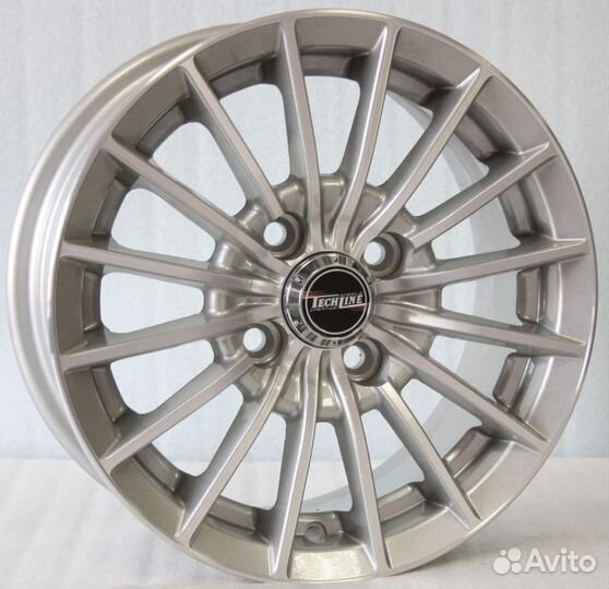 Tech Line TL302 5.5x13/4x98 ET 28 Dia 58.6 silver