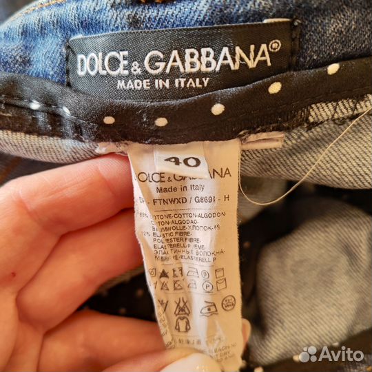 Dolce gabbana джинсы 40 42 XS S оригинал скини