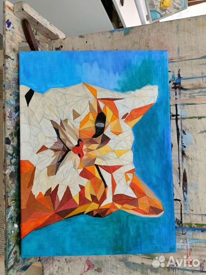 Картина акрилом 