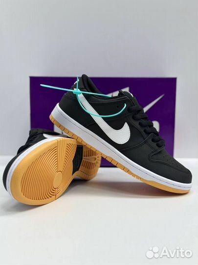 Кроссовки Nike dunk чёрные 5