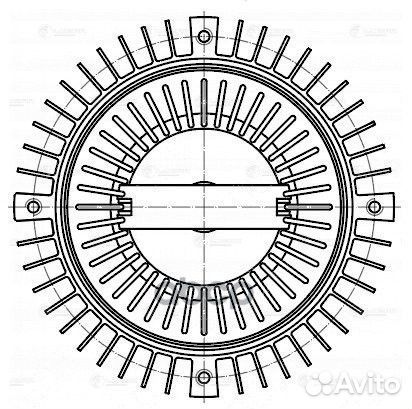LMC 1803 Муфта вязкост. audi A6 (C4) (94) /100