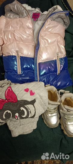 Детские вещи пакетом для девочки 110 116