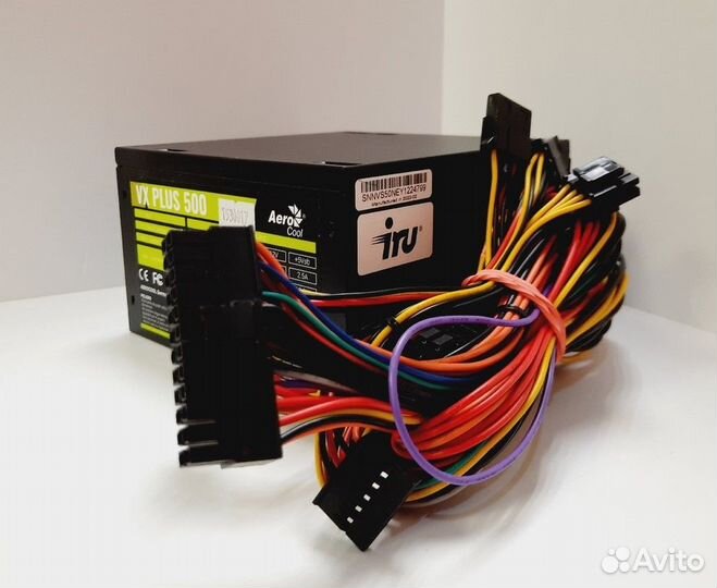 Блок питания Aerocool VX plus 500Вт без коробки