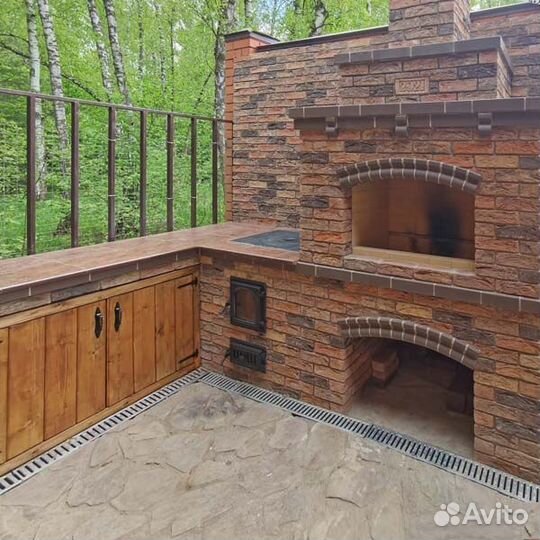 Мангал из кирпича