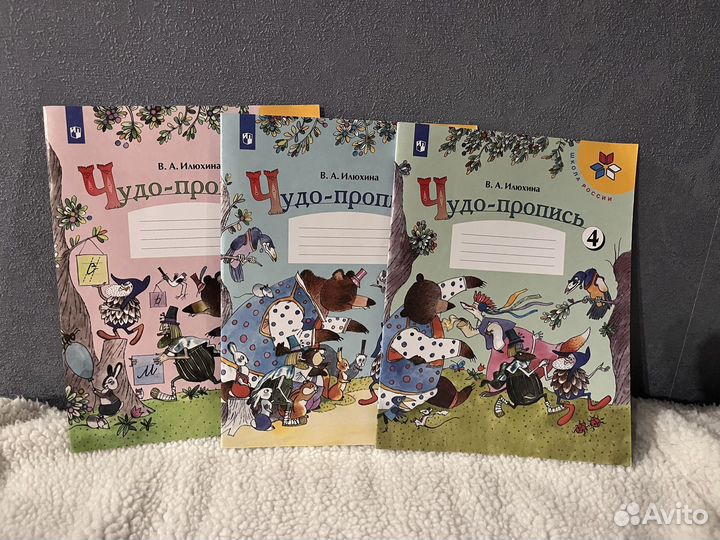 Чудо пропись 2,3,4 часть, автор Илюхина