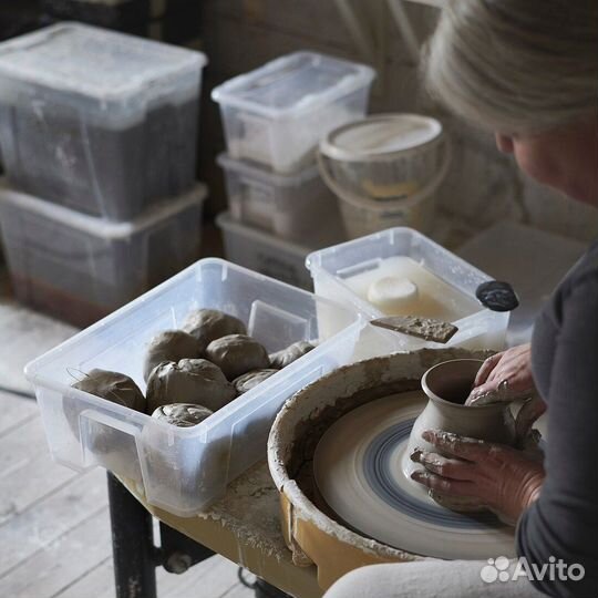 Контейнеры с крышкой икеа самла (новые), 5л 10шт