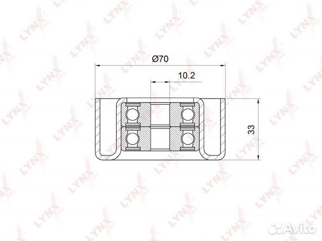 Ролик обводной приводного ремня