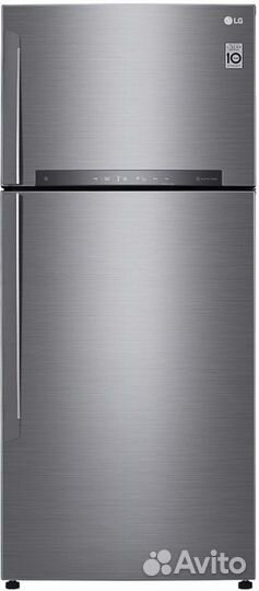 Холодильник LG GN-H702hmhu серебристый