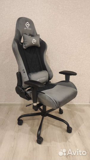 Кресло игровое (новое, ткань, кожа)