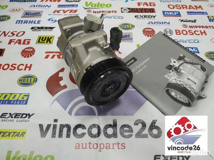 Компрессор кондиционера Денсо новый разные модели