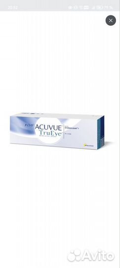Acuvue Контактные линзы 1- Day +1.50 / 8.5