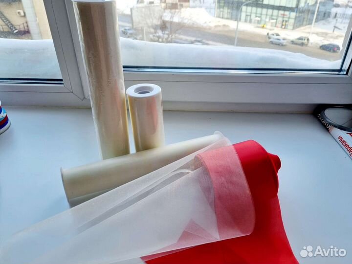 Лента шифоновая в рулонах