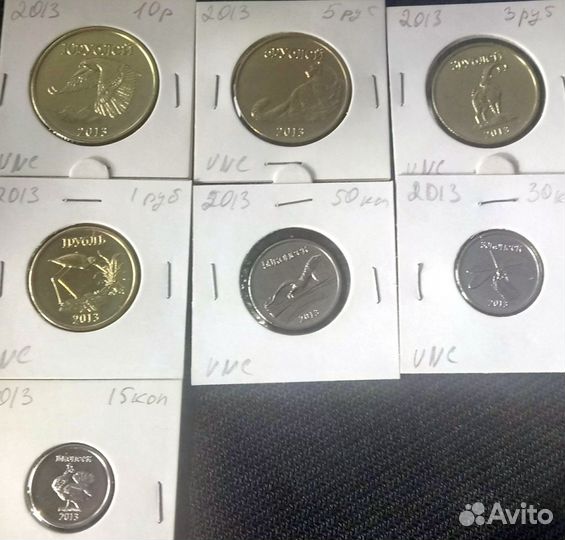 Республика Ингушетия набор из 7 монет - ых жетонов