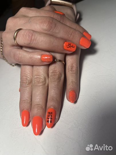 Маникюр с покрытием гель-лаком