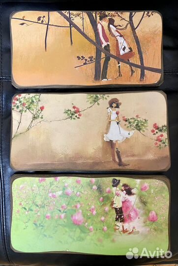 Картины новые настенные 3 штуки