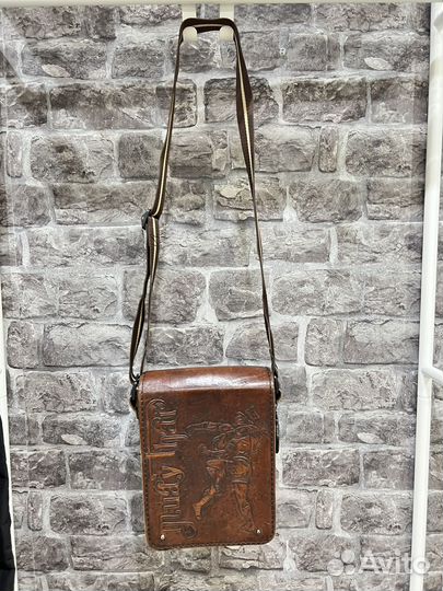 Сумка кожаная ручной работы Muay Thai