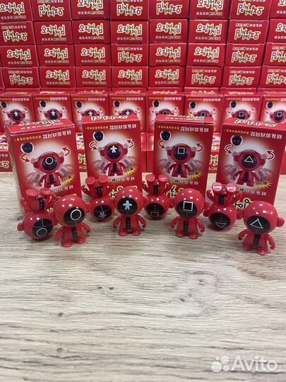 Неваляшки 'Игра в кальмара' – уникальные игрушки д