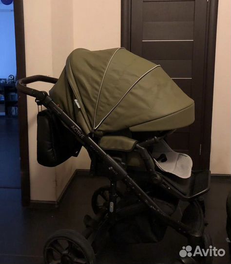 Коляска 2 в 1 эко кожа nordbaby nord active