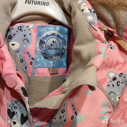 Зимняя куртка для девочки 104