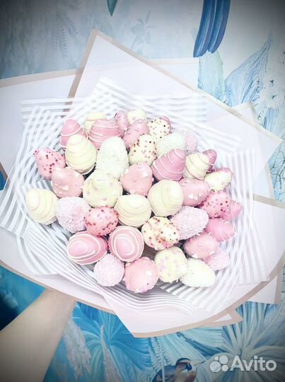 Букет из клубники в шоколаде