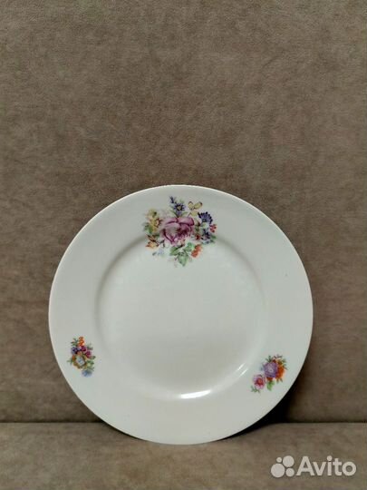 Винтажная тарелочка СССР. Вербилки, 1954 г